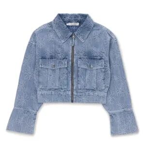 NEW Honor the Gift Crop Denim Jacket - size M